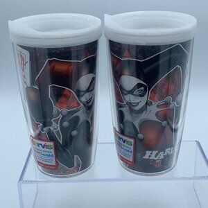 Tervis Tumbler 16oz  Harley Quinn Insulated Hot Or Cold Set Of 2